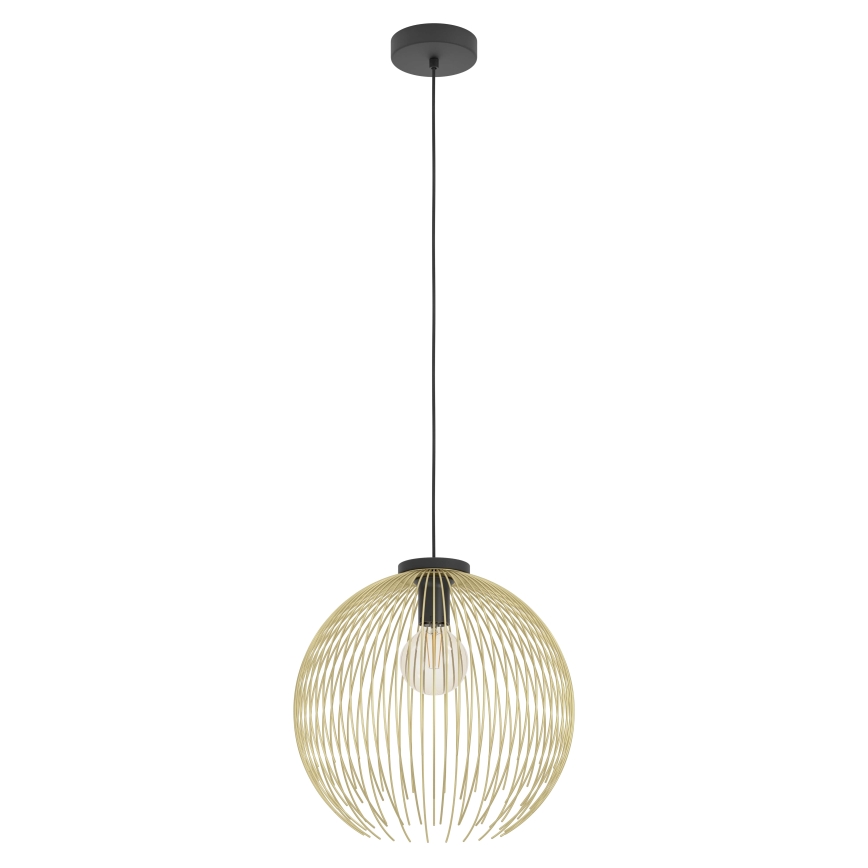 Eglo - Luster na sajli 1xE27/40W/230V zlatna