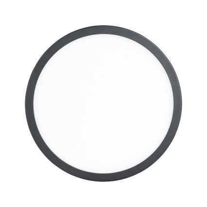 Eglo - LED plafonsko svetlo sa senzorom LED/20,5W/230V 3000K crno prečnik 28,5 cm