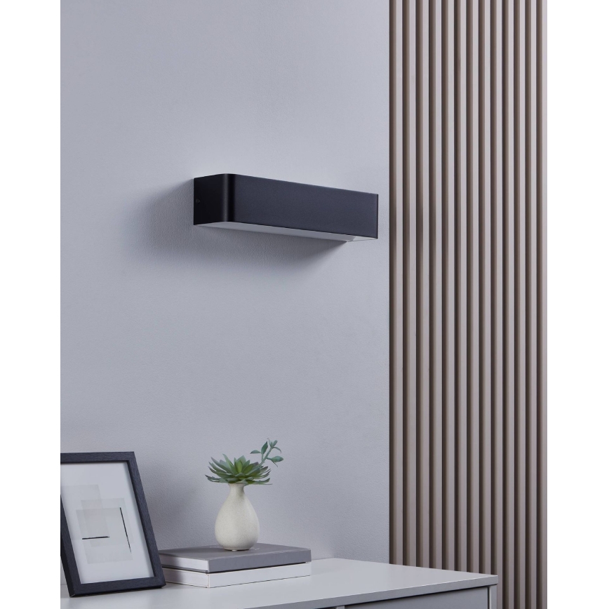 Eglo - LED Zidna lampa LED/12W/230V 3000K crno
