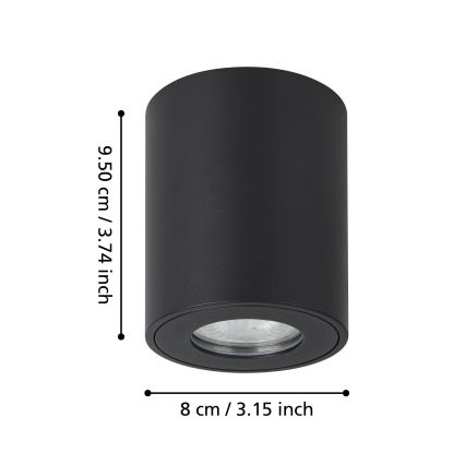 Eglo - Spoljašnja reflektorska lampa 1xGU10/5W/230V pr. 8 cm IP44