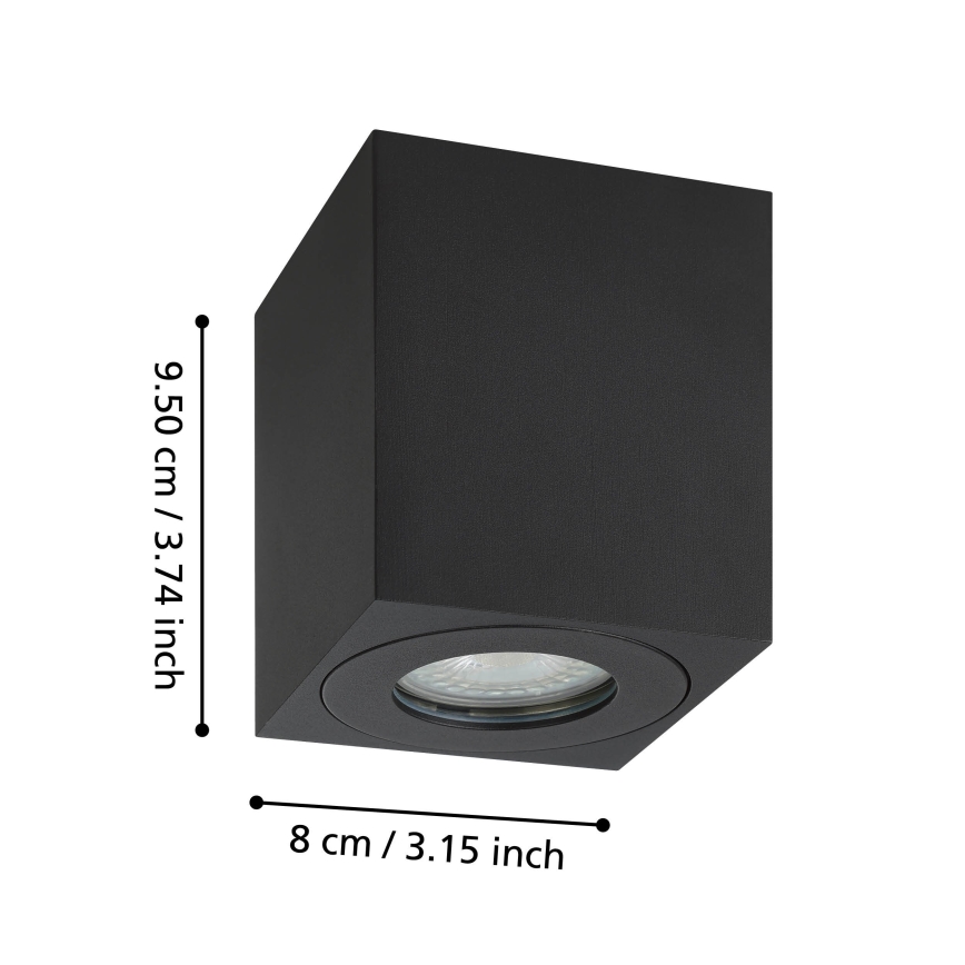 Eglo - Spoljašnja reflektorska lampa 1xGU10/5W/230V 8x8cm IP44