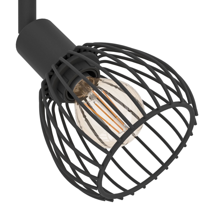 Eglo - Reflektorska lampa 2xE14/40W/230V crno