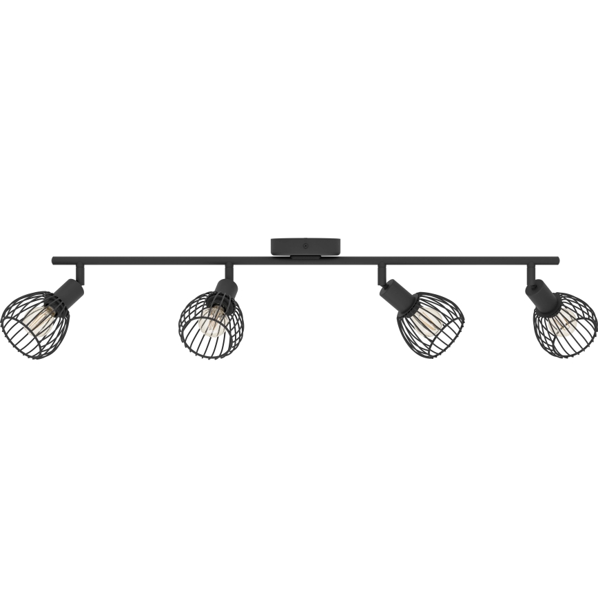 Eglo - Reflektorska lampa 4xE14/40W/230V crno