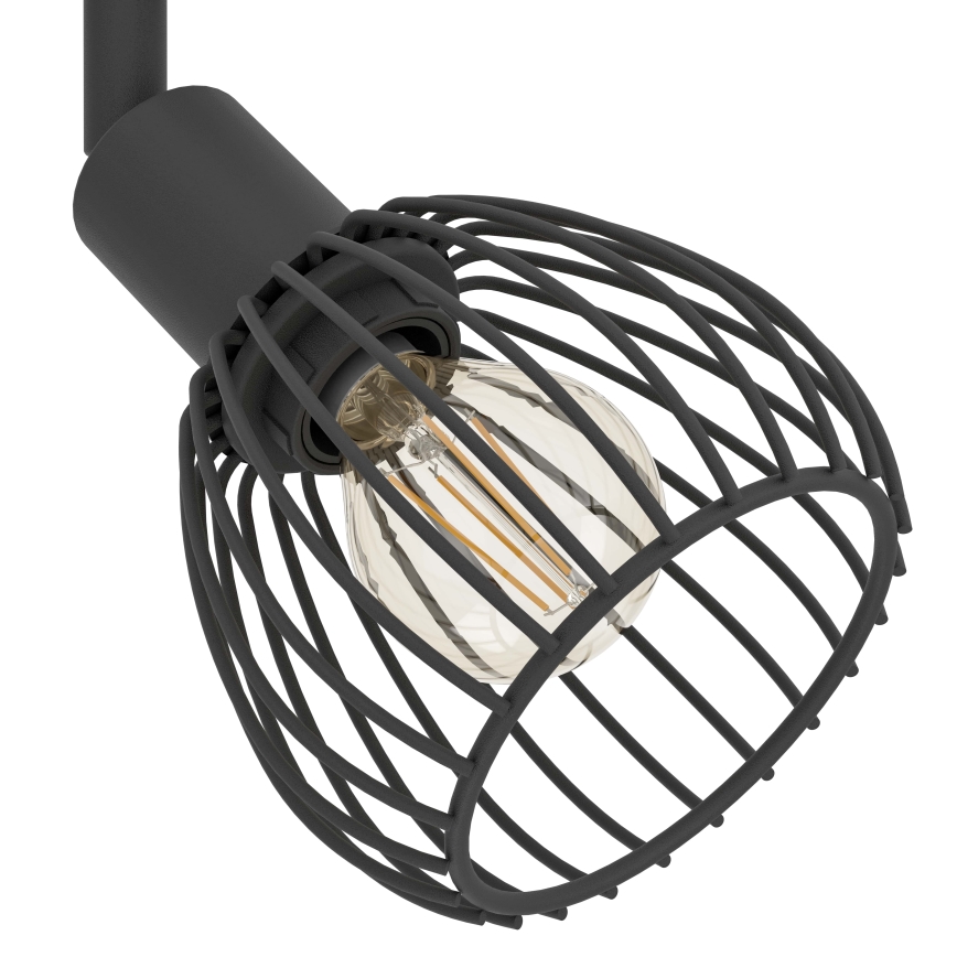 Eglo - Reflektorska lampa 4xE14/40W/230V crno