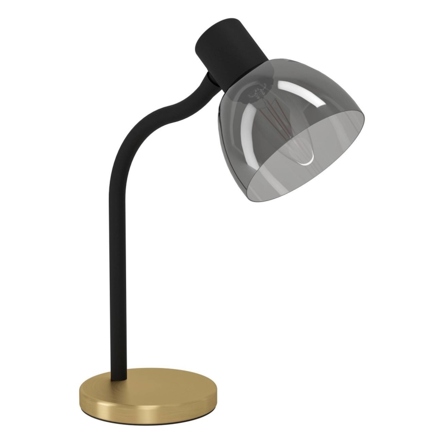Eglo - Stona lampa 1xE14/25W/230V zlatna/crno