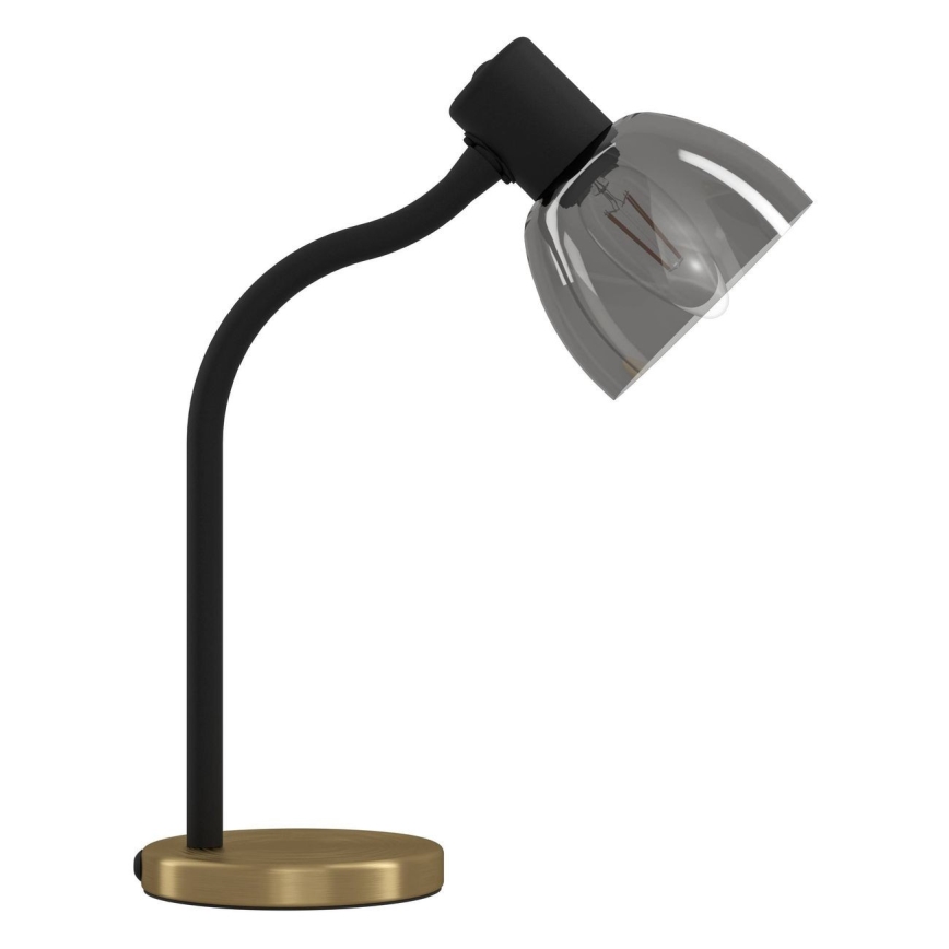 Eglo - Stona lampa 1xE14/25W/230V zlatna/crno