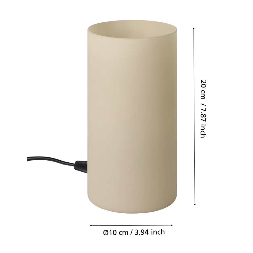 Eglo - Stona lampa 1xE14/40W/230V bež
