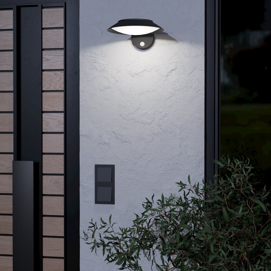 Eglo - LED Solarna zidna lampa sa senzorom LED/7W/3,7V IP44