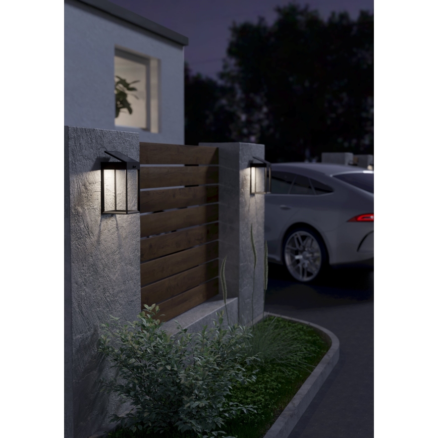 Eglo - LED solarno zidno svetlo sa senzorom LED/6,5W/3,7V 1800 mAh IP44