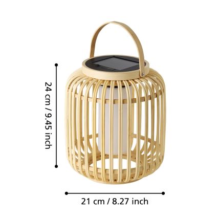 Eglo - LED Solarna stona lampa LED/3,3W/3,7V 1800 mAh IP44
