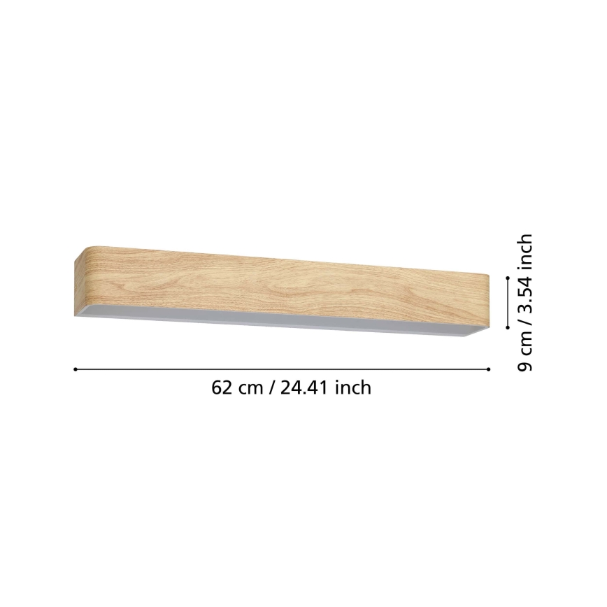 Eglo - LED Zidna lampa za kupatilo LED/26,5W/230V 3000K IP44 bež