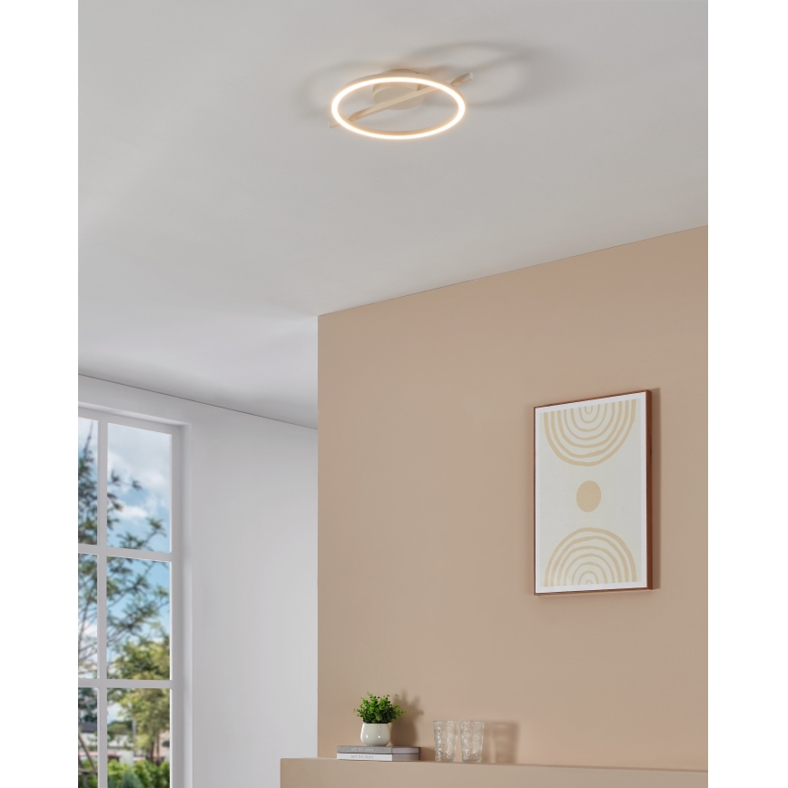 Eglo - LED RGBW Prigušiva plafonjera LED/17W/230V 2700-6500K bela + Daljinski upravljač