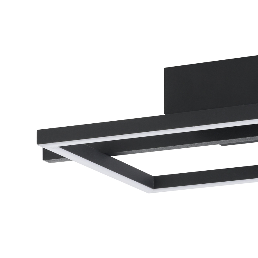 Eglo - LED RGBW Prigušiva plafonjera LED/17W/230V 2700-6500K crno + Daljinski upravljač