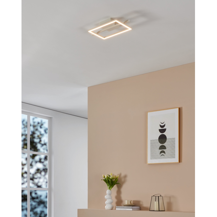 Eglo - LED RGBW Prigušiva plafonjera LED/17W/230V 2700-6500K bela + Daljinski upravljač