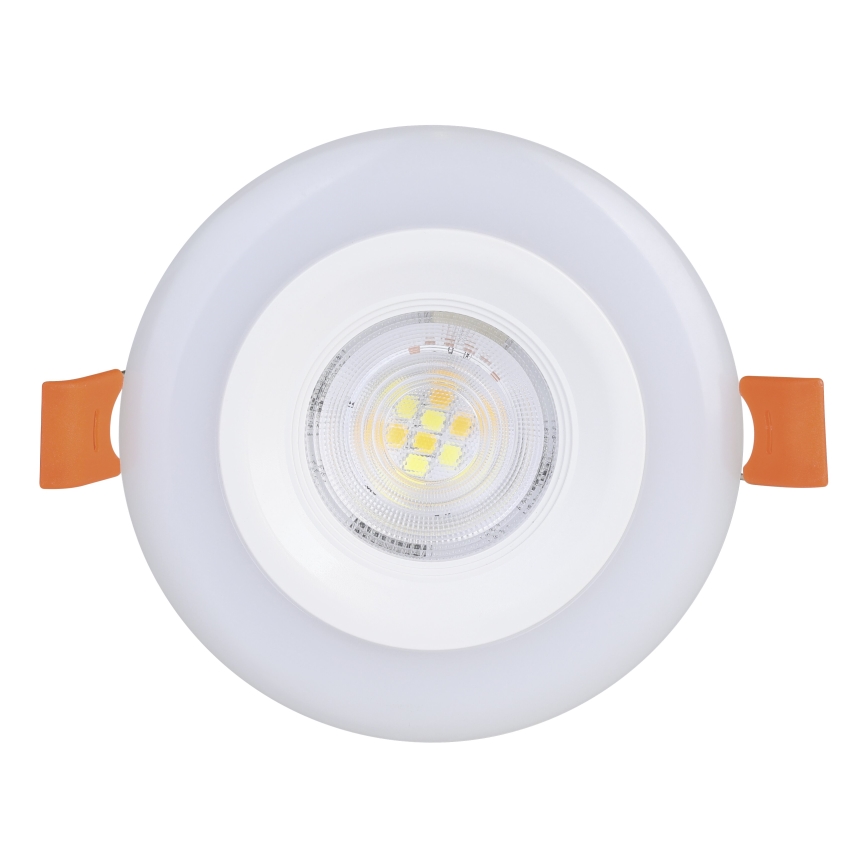 Eglo - Set 3xLED RGBW Prigušiva ugradbena lampa za kupatilo 3xLED/3,8W/230V 2700-6500K IP44 + Daljinski upravljač