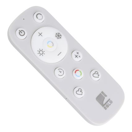 Eglo - Set 3xLED RGBW Prigušiva ugradbena lampa za kupatilo 3xLED/3,8W/230V 2700-6500K IP44 + Daljinski upravljač