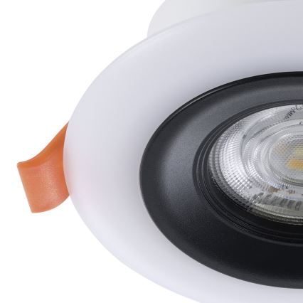 Eglo - Set 3x LED RGBW Prigušiva ugradbena lampa za kupatilo 3xLED/3,8W/230V 2700-6500K IP44 + Daljinski upravljač