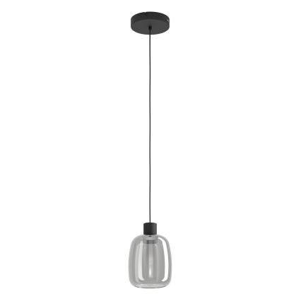 Eglo - LED RGBW Prigušivi luster na sajli LED/3,7W/230V 2700-6500K crno ZigBee