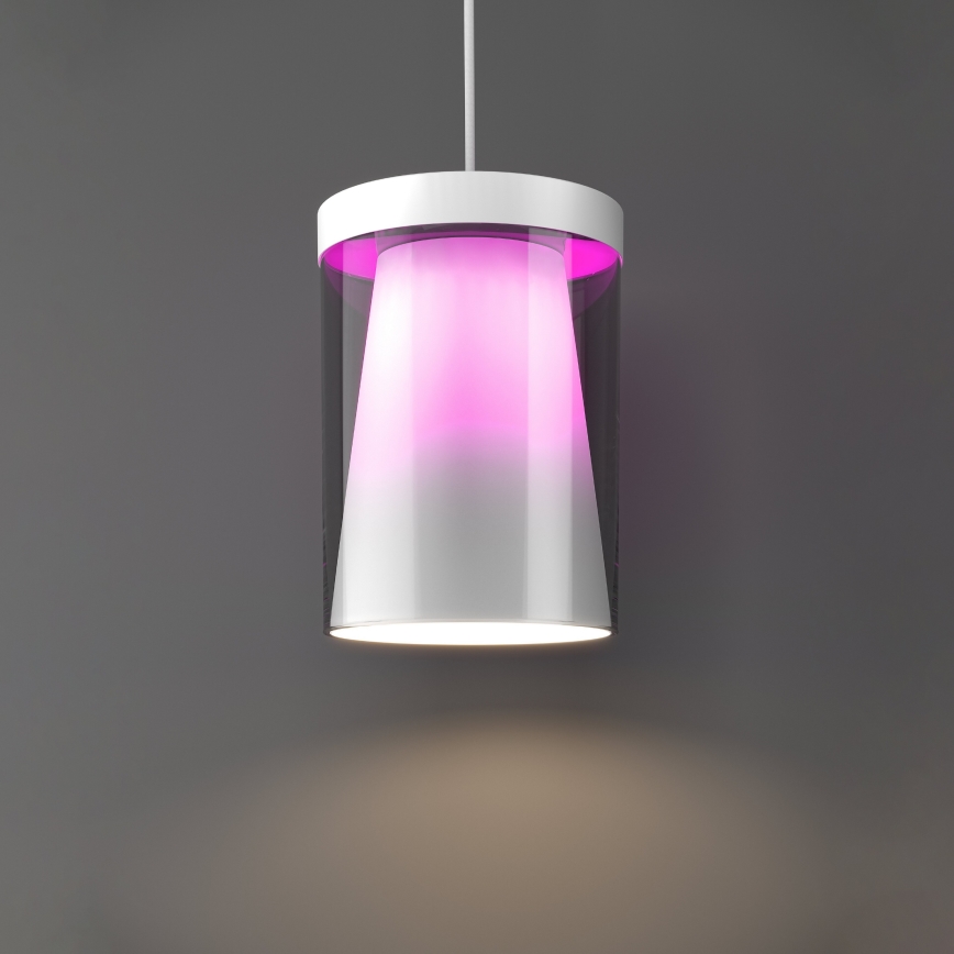 Eglo - LED RGBW Prigušivi luster na sajli 3xLED/3,7W/230V 2700-6500K bela ZigBee