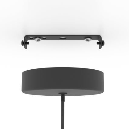 Eglo - LED RGBW Prigušivi luster na sajli LED/3,7W/230V 2700-6500K crno
