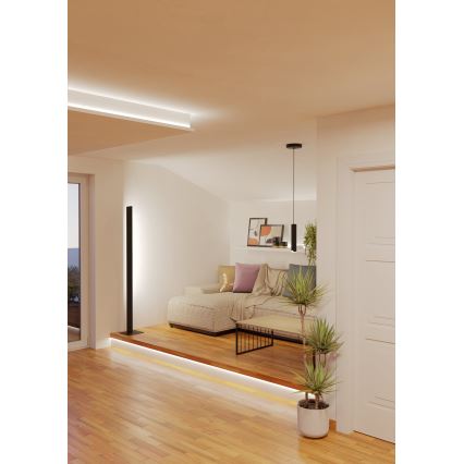 Eglo - LED RGBW Prigušivi luster na sajli LED/3,7W/230V 2700-6500K crno