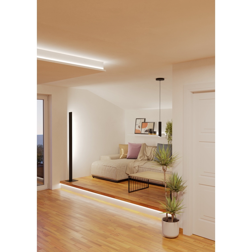 Eglo - LED RGBW Prigušivi luster na sajli LED/3,7W/230V 2700-6500K crno