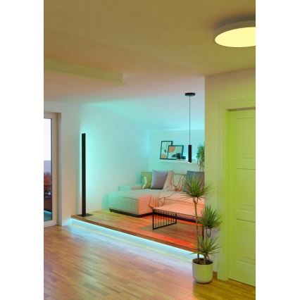 Eglo - LED RGBW Prigušivi luster na sajli LED/3,7W/230V 2700-6500K crno