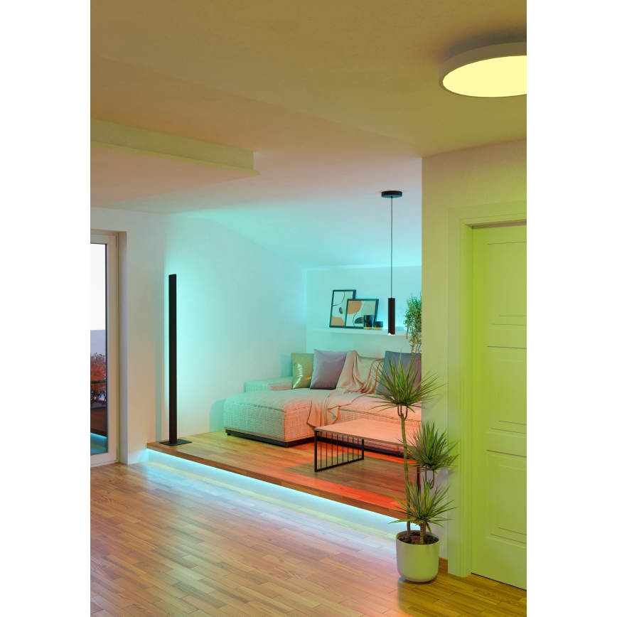 Eglo - LED RGBW Prigušivi luster na sajli LED/3,7W/230V 2700-6500K crno