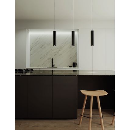 Eglo - LED RGBW Prigušivi luster na sajli 3xLED/3,7W/230V 2700-6500K crno