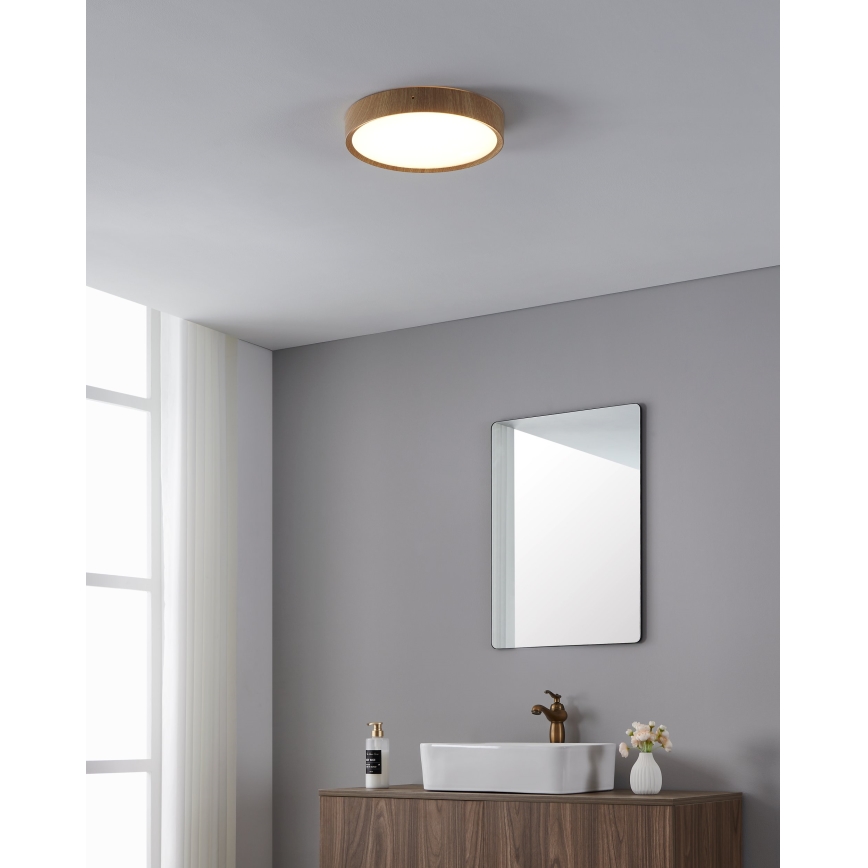 Eglo - LED Plafonjera za kupatilo LED/14,6W/230V IP44 bež