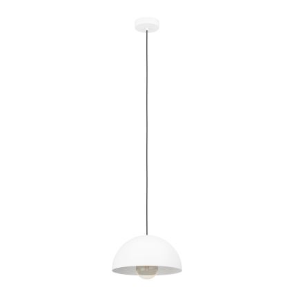 Eglo - Luster na sajli 1xE27/40W/230V pr. 30 cm bela