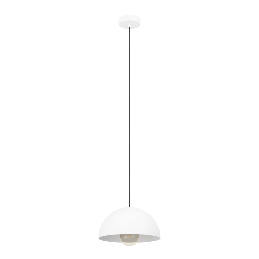 Eglo - Luster na sajli 1xE27/40W/230V pr. 30 cm bela