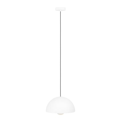 Eglo - Luster na sajli 1xE27/40W/230V pr. 30 cm bela