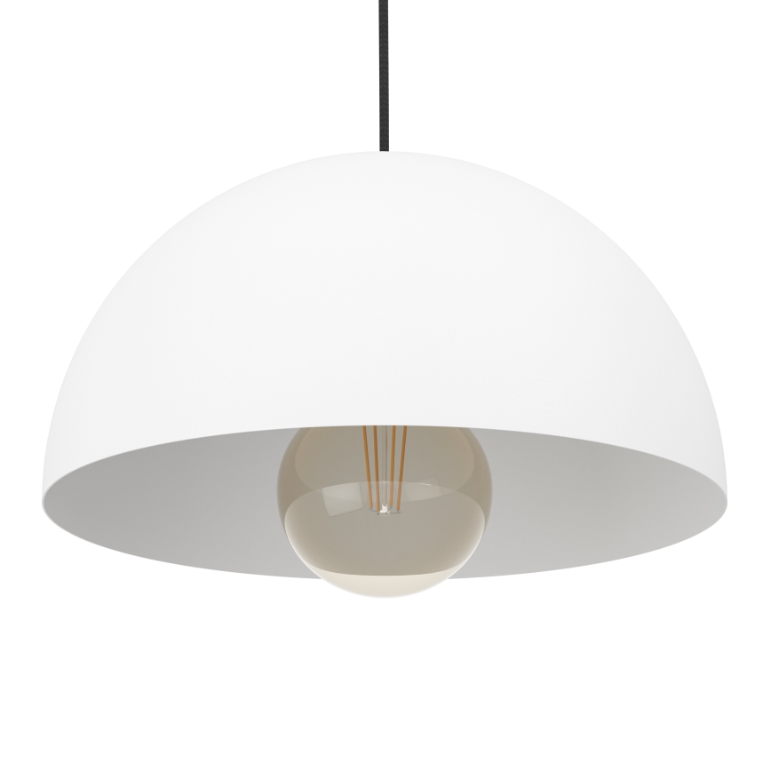 Eglo - Luster na sajli 1xE27/40W/230V pr. 30 cm bela