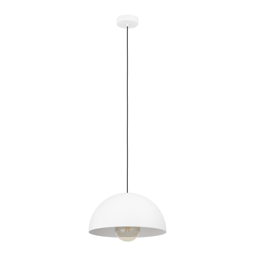 Eglo - Luster na sajli 1xE27/40W/230V pr. 38 cm bela