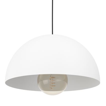 Eglo - Luster na sajli 1xE27/40W/230V pr. 38 cm bela