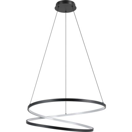 Eglo - LED luster na sajli LED/42W/230V 3000K crno