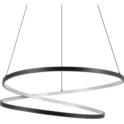 Eglo - LED luster na sajli LED/42W/230V 3000K crno