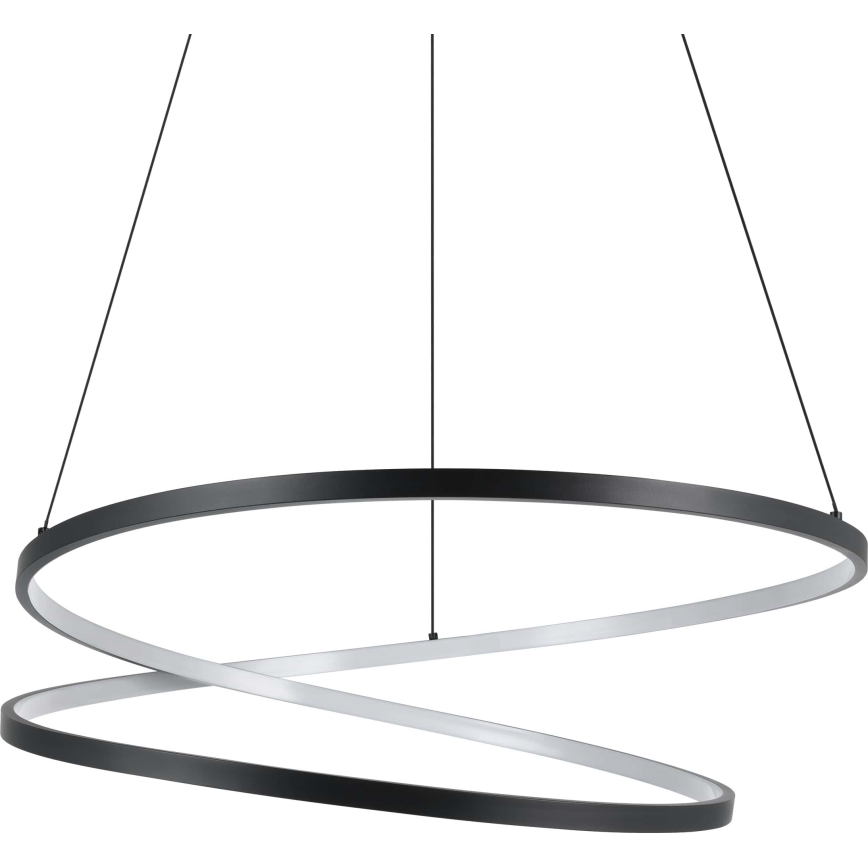 Eglo - LED luster na sajli LED/42W/230V 3000K crno