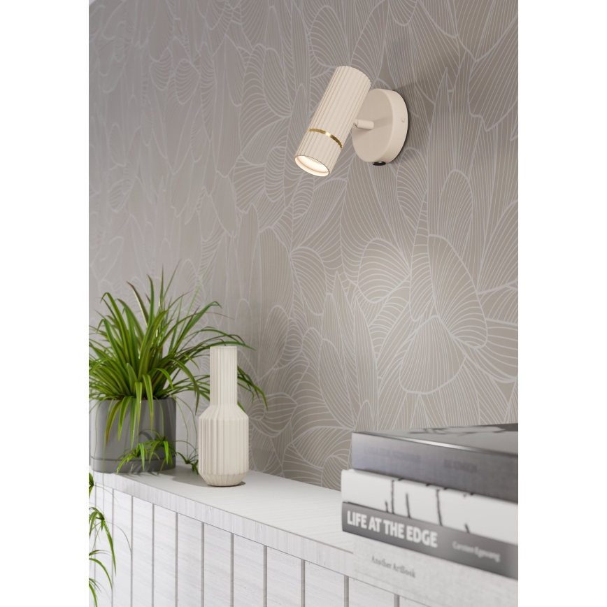 Eglo - LED Zidna lampa 1xGU10/5W/230V 3000K bež