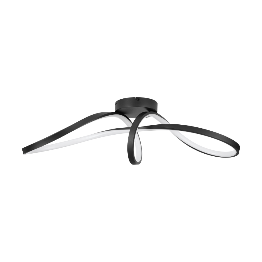 Eglo - LED RGBW Prigušiva plafonjera LED/22W/230V 2700-6500K crno