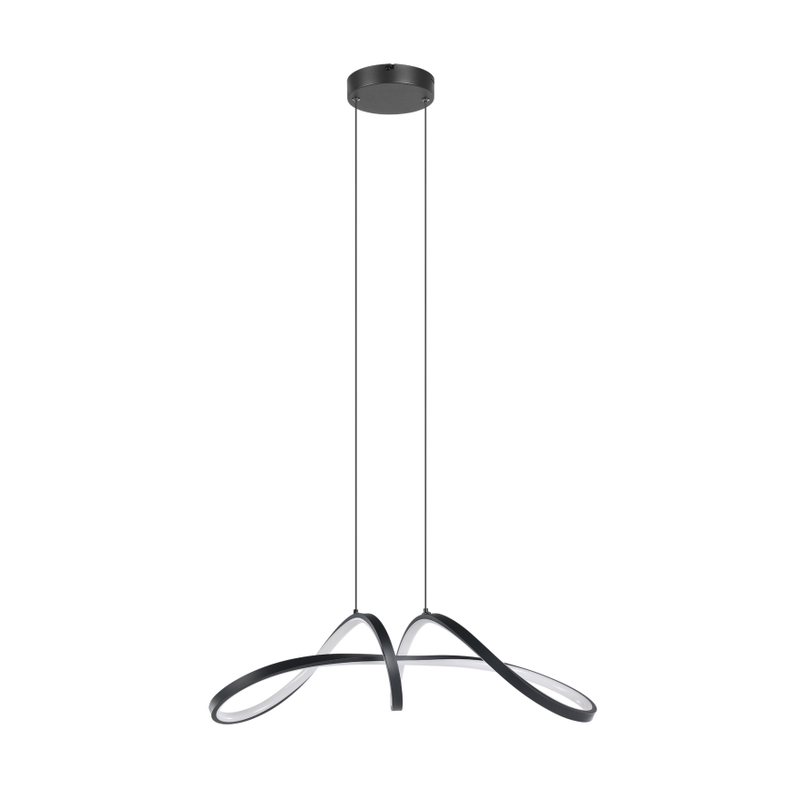 Eglo - LED RGBW Prigušivi luster na sajli LED/22W/230V 2700-6500K crno