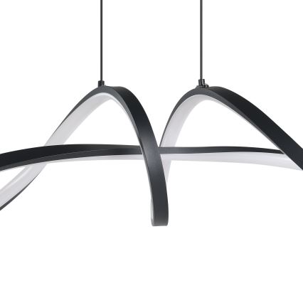 Eglo - LED RGBW Prigušivi luster na sajli LED/22W/230V 2700-6500K crno