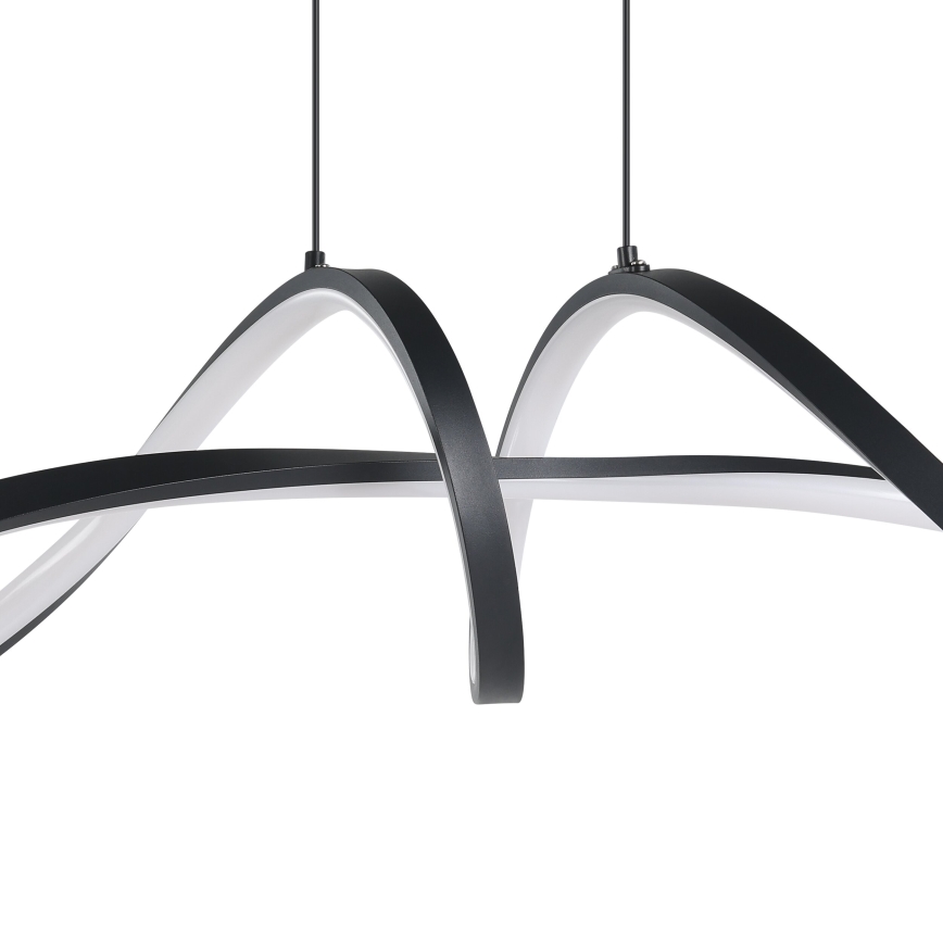 Eglo - LED RGBW Prigušivi luster na sajli LED/22W/230V 2700-6500K crno