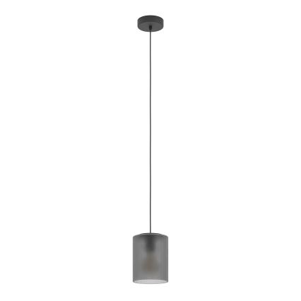 Eglo - Luster na sajli 1xE27/40W/230V sivo