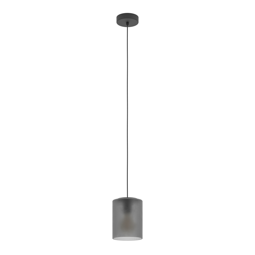 Eglo - Luster na sajli 1xE27/40W/230V sivo