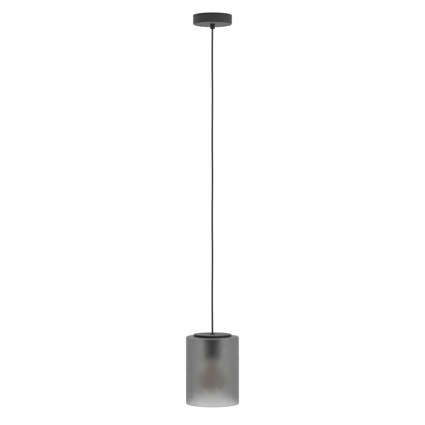 Eglo - Luster na sajli 1xE27/40W/230V sivo