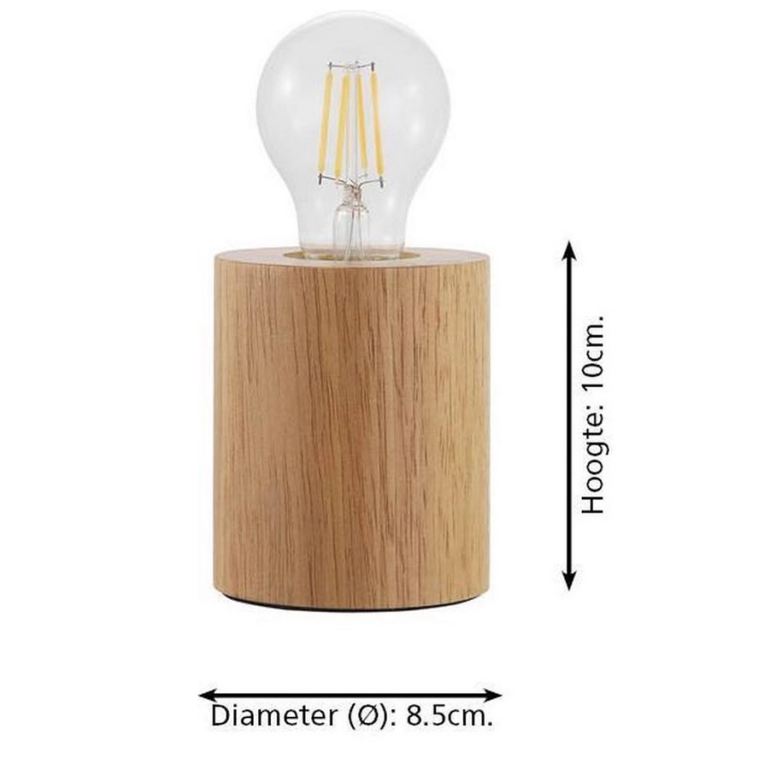 Eglo - Stona lampa 1xE27/28W/230V - FSC sertifikovano