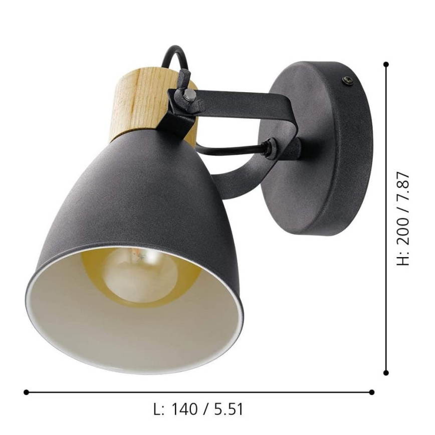 Eglo - Reflektorska lampa 1xE27/25W/230V - FSC sertifikovano