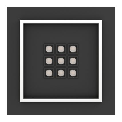 Eglo - LED Prigušiva plafonjera LED/21,4W/230V 2700-6500K crno + Daljinski upravljač